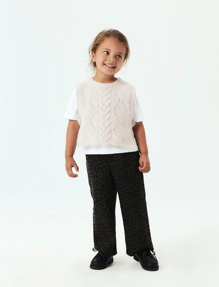 name it - NMFBELLA WIDE LEO TWI PANTS 3270-HP - osta vanuse järgi - mockingbird - 0