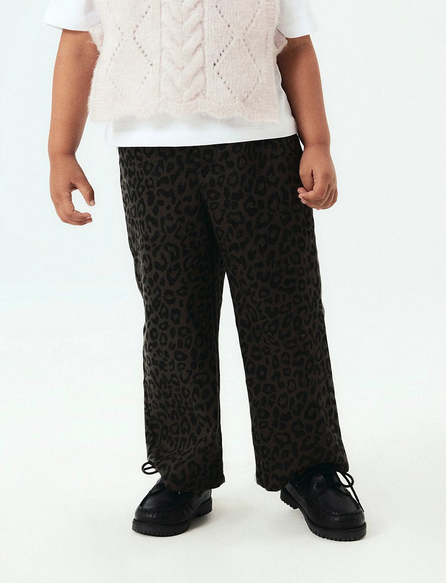 name it - NMFBELLA WIDE LEO TWI PANTS 3270-HP - osta vanuse järgi - mockingbird - 3