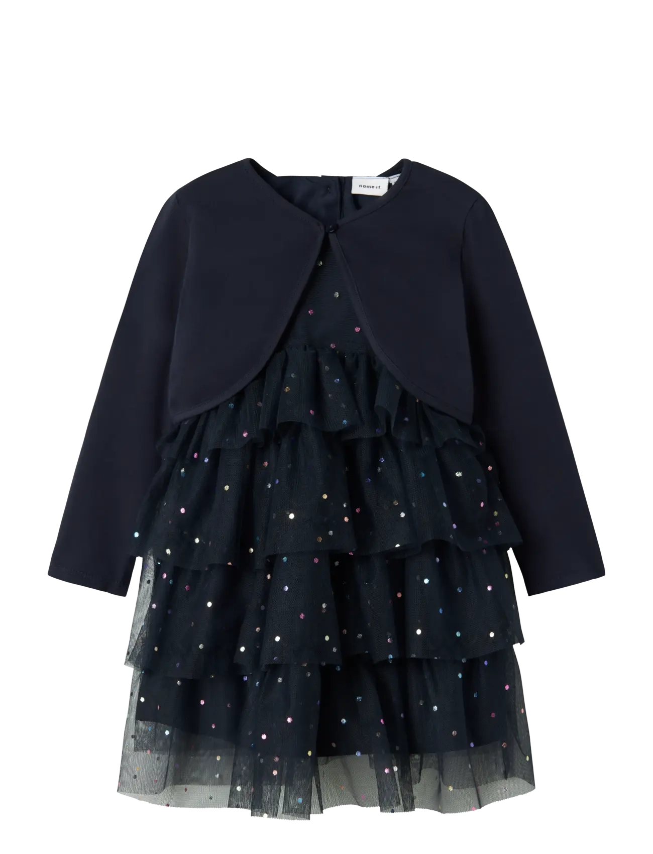 name it NMFRASILLE SPENCER SET LNOOS - Partykleider - DARK SAPPHIRE / navy