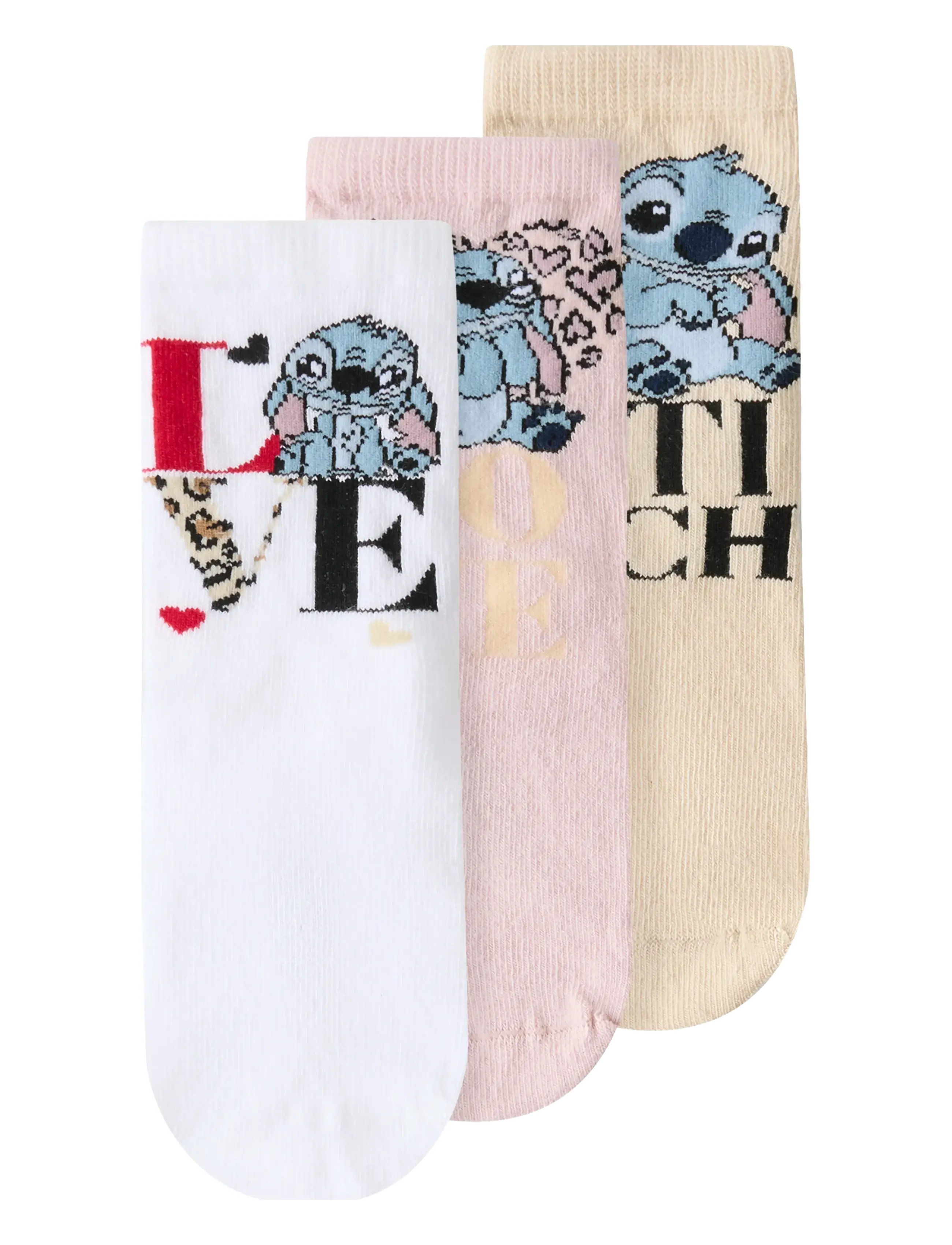 name it NMFJANE STITCH 3P SOCK WDI - Riided - PEYOTE / cream