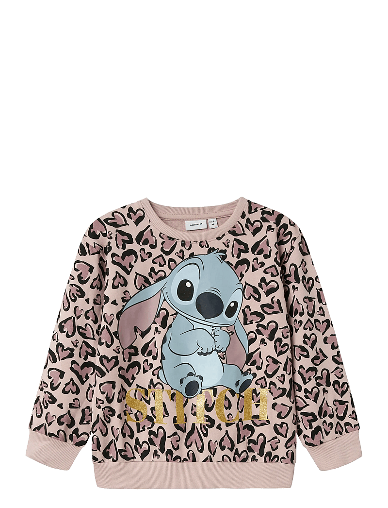 name it - NMFJANNI STITCH NREG SWEAT UNB WDI - sweatshirts - burnished lilac - 1