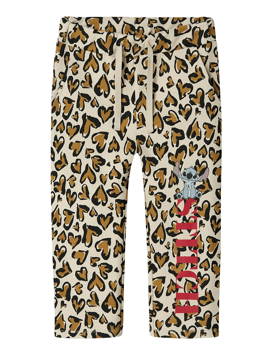 name it - NMFJANNI STITCH SWE PANT UNB WDI - sweatpants - peyote - 1