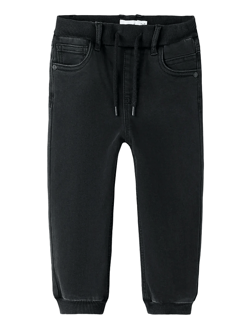 name it - NMMBEN BAGGY R FLEECE JEANS 3023-AN O - loose jeans - black denim - 0