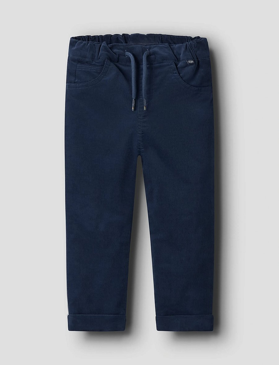 name it - NMMBEN REGULAR CORD WL PANT 6720-YT O - beebipüksid - insignia blue - 0