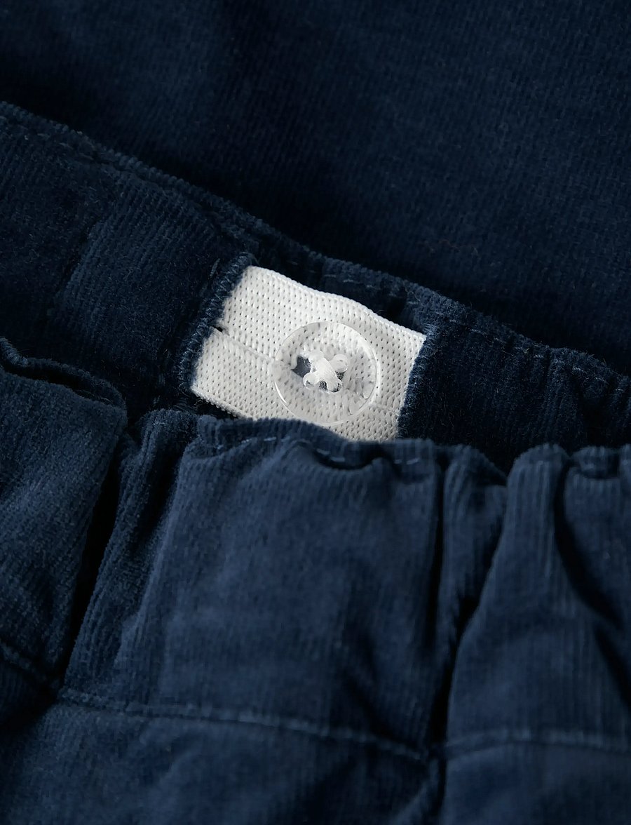 name it - NMMBEN REGULAR CORD WL PANT 6720-YT O - beebipüksid - insignia blue - 4