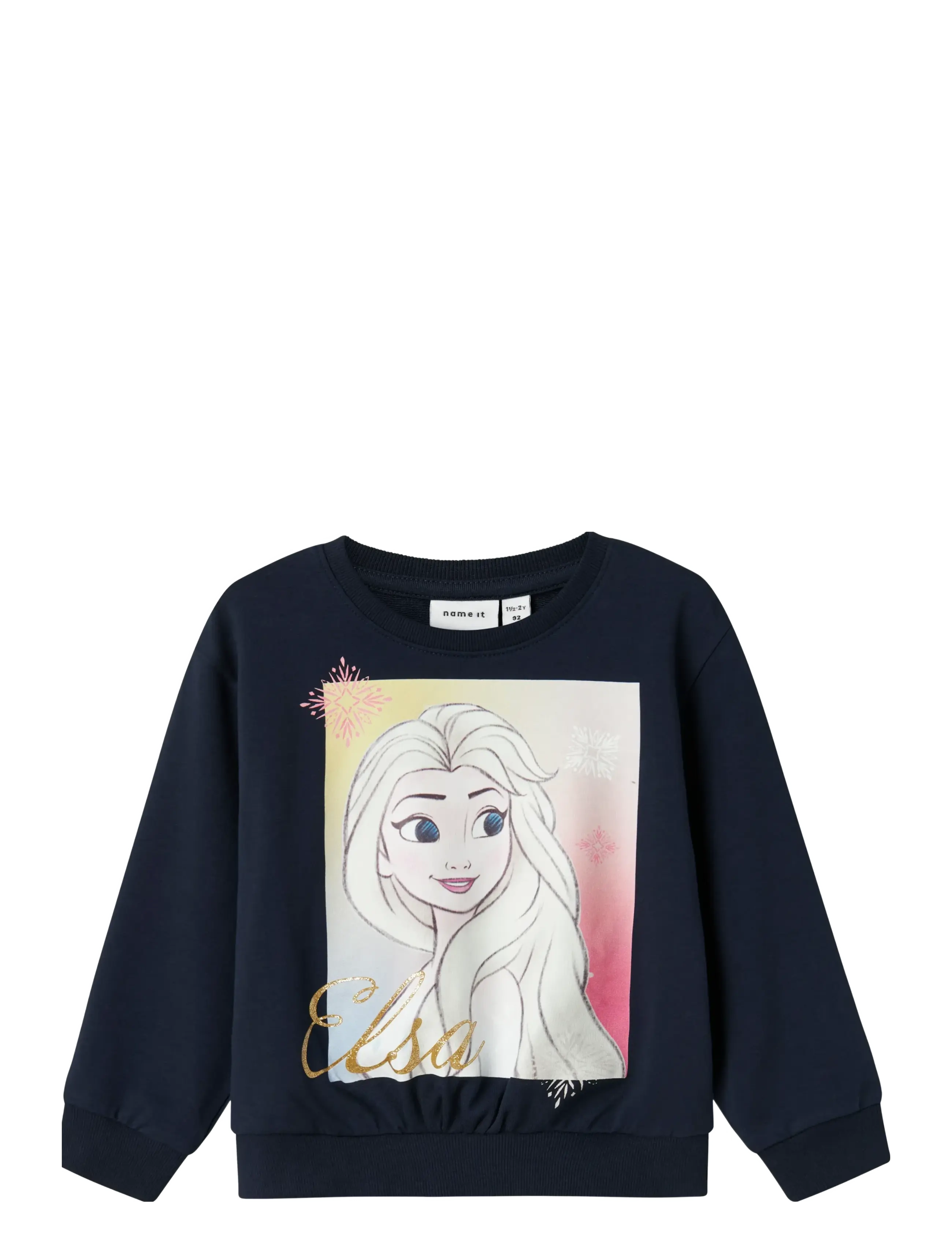 name it NMFJILL FROZEN NREG SWEAT UNB WDI - 4 for 3 - NAVY BLAZER / navy