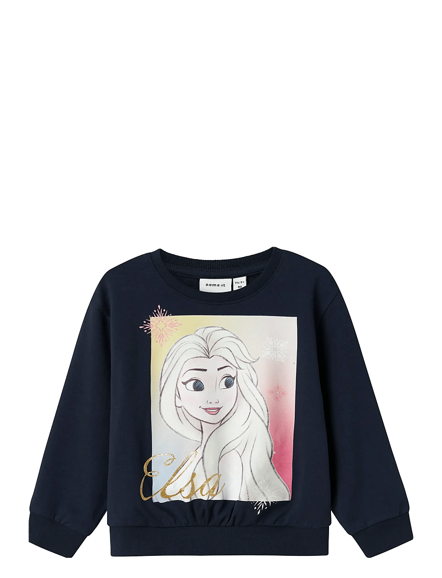 name it - NMFJILL FROZEN NREG SWEAT UNB WDI - dressipluusid - navy blazer - 1