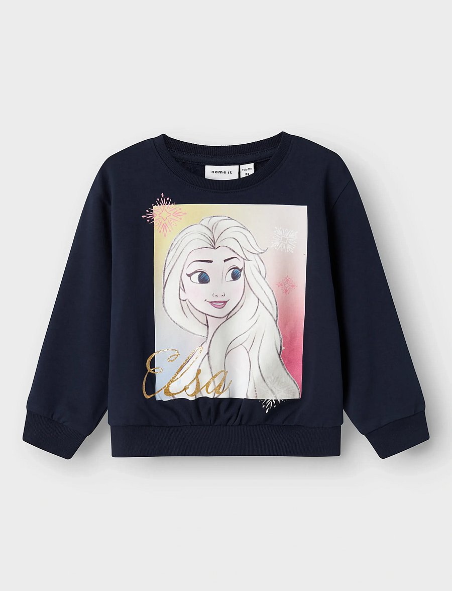 name it - NMFJILL FROZEN NREG SWEAT UNB WDI - dressipluusid - navy blazer - 3