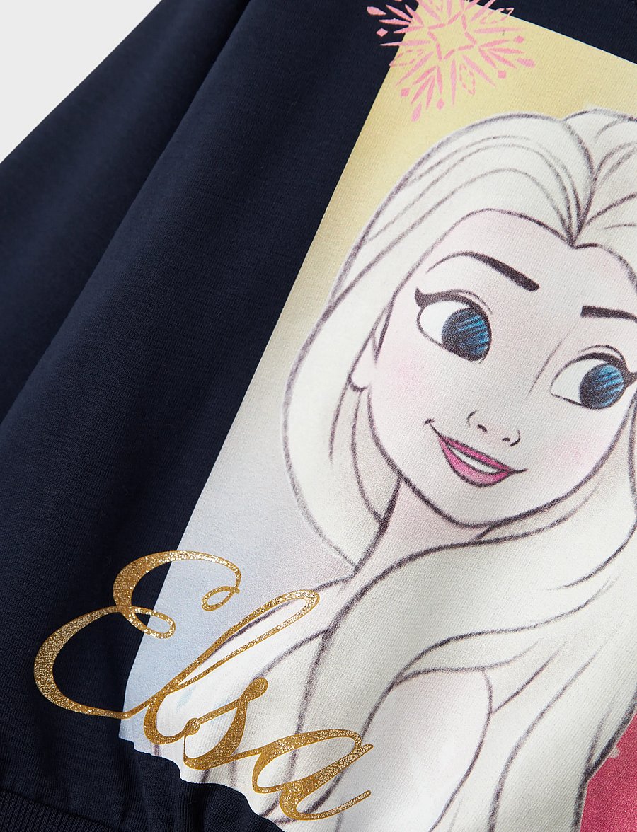 name it - NMFJILL FROZEN NREG SWEAT UNB WDI - dressipluusid - navy blazer - 0