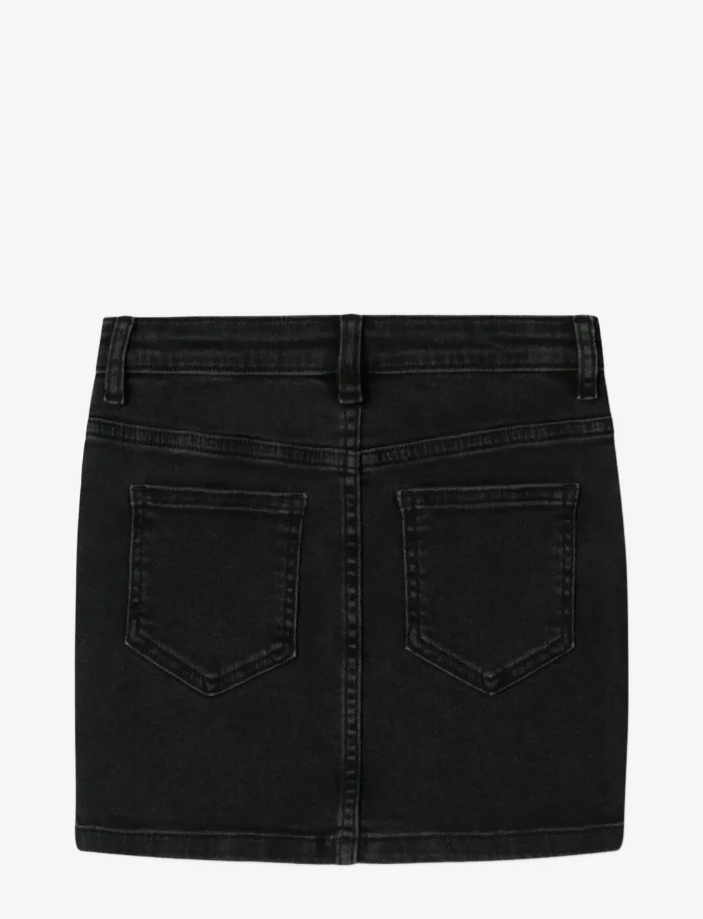 name it - NKFNAOMI DNM RHINESTONE SKIRT 8810-BF O - korte nederdele - black - 2