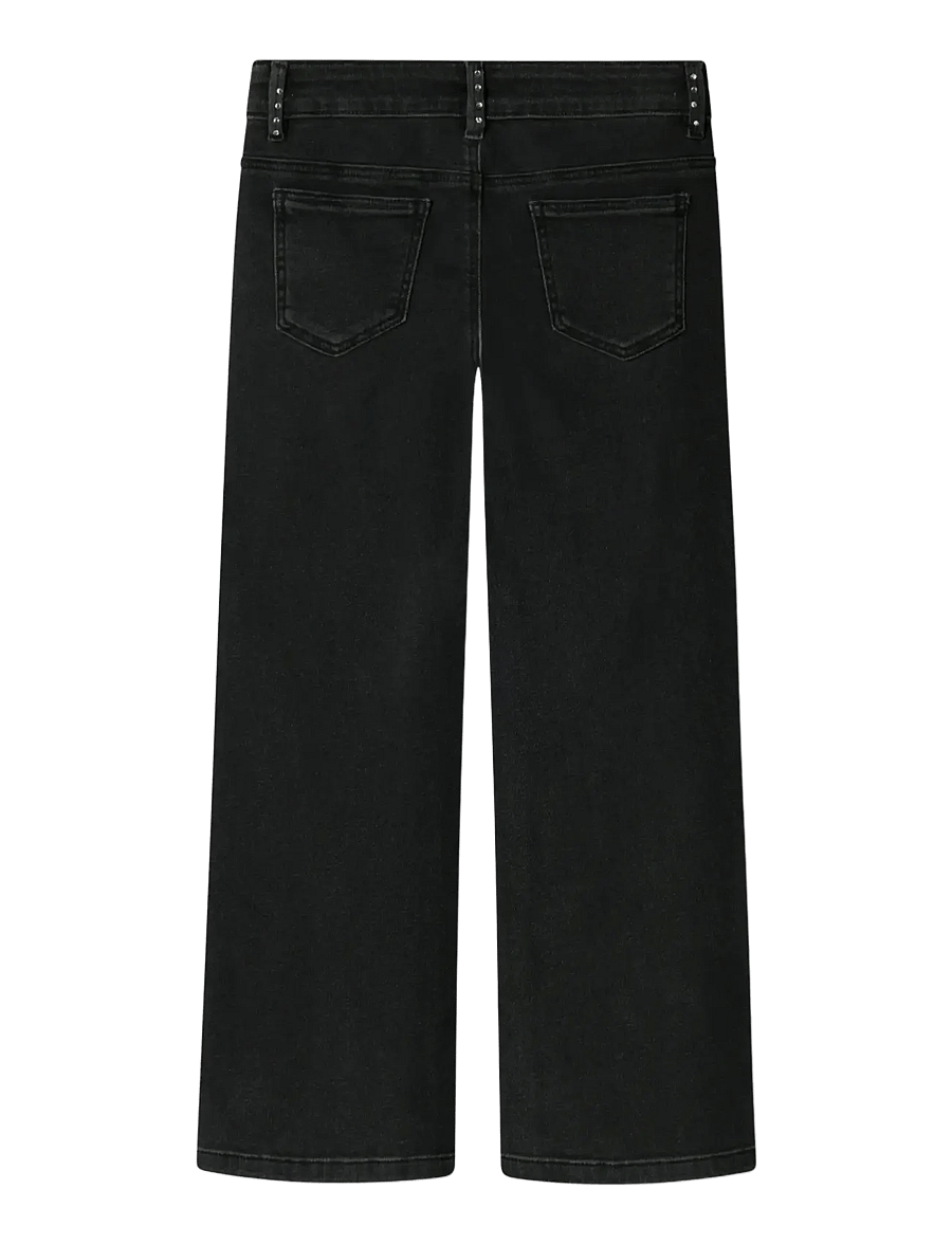 name it - NKFROSE WIDE RHINESTONE JEANS 8810-BF O - black - 2
