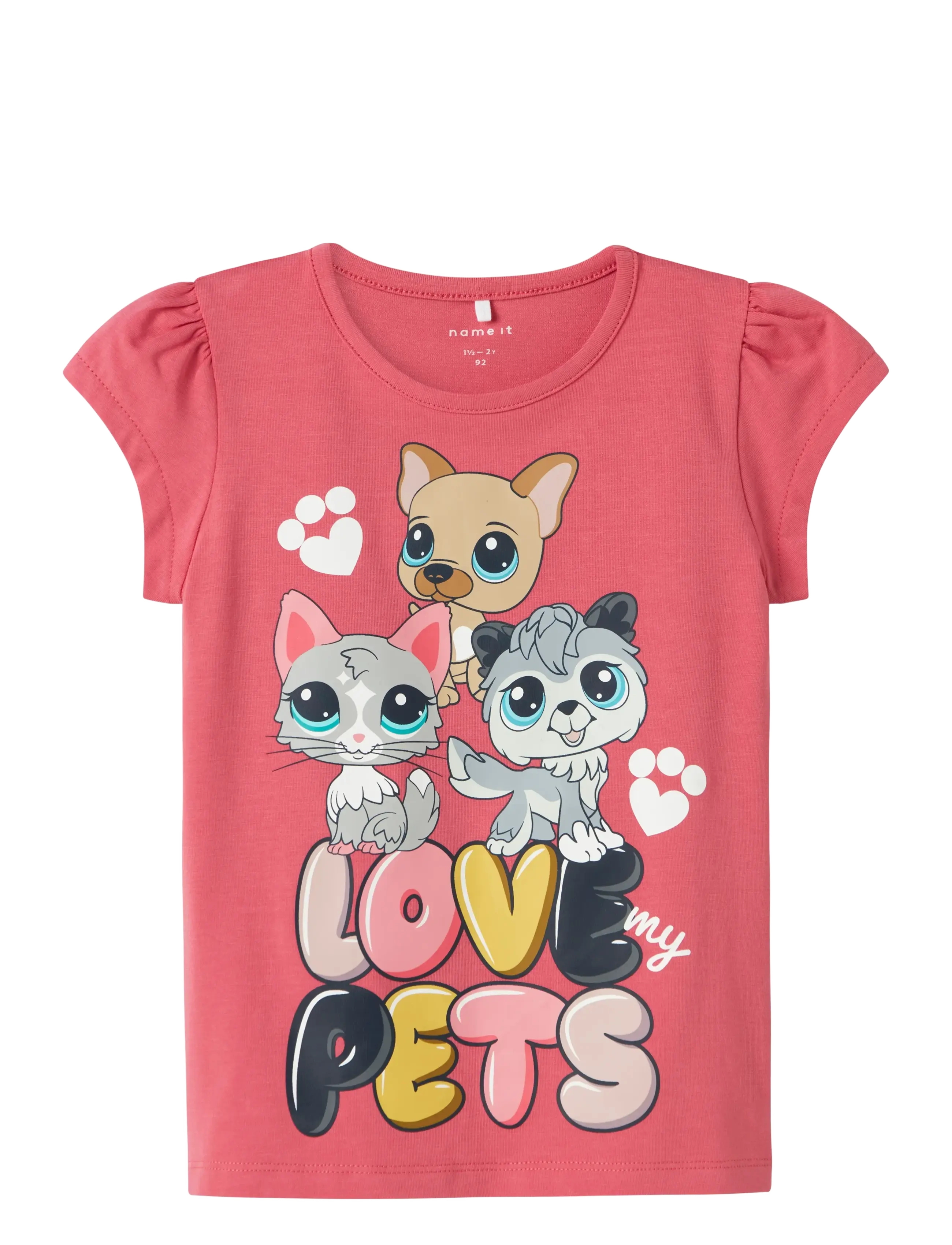 name it NMFJESSY PETSHOP SS TOP CPLG - 4 for 3 - RAPTURE ROSE / pink/rose