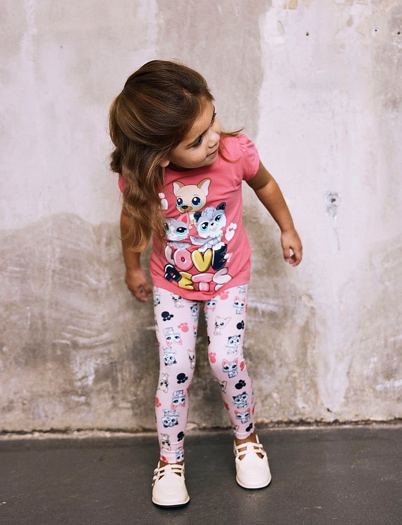 name it - NMFJESSY PETSHOP SS TOP CPLG - kortærmede t-shirts - rapture rose - 3