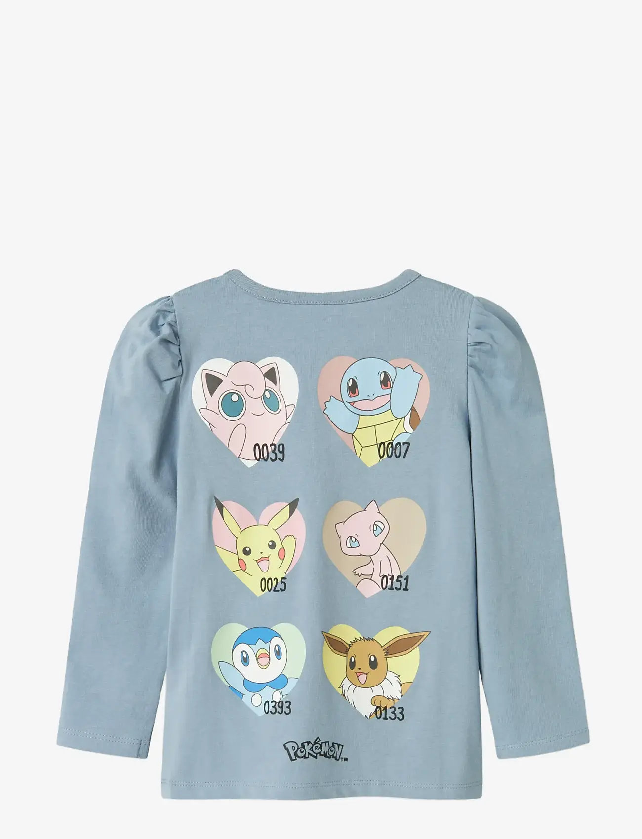 name it - NMFJYRA POKEMON LS TOP SKY - långärmade t-shirts - dusty blue - 1