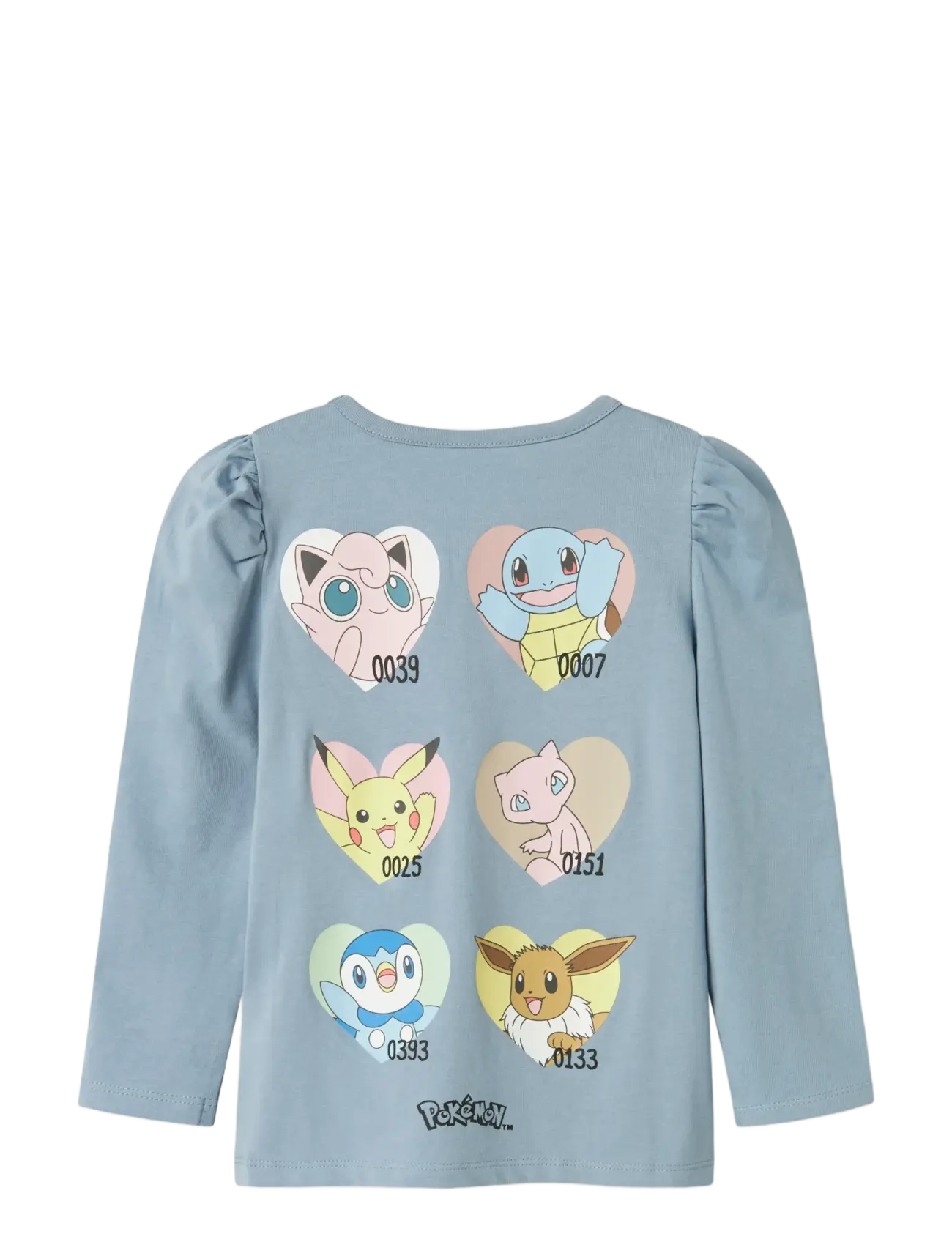 name it - NMFJYRA POKEMON LS TOP SKY - t-paidat - dusty blue - 2