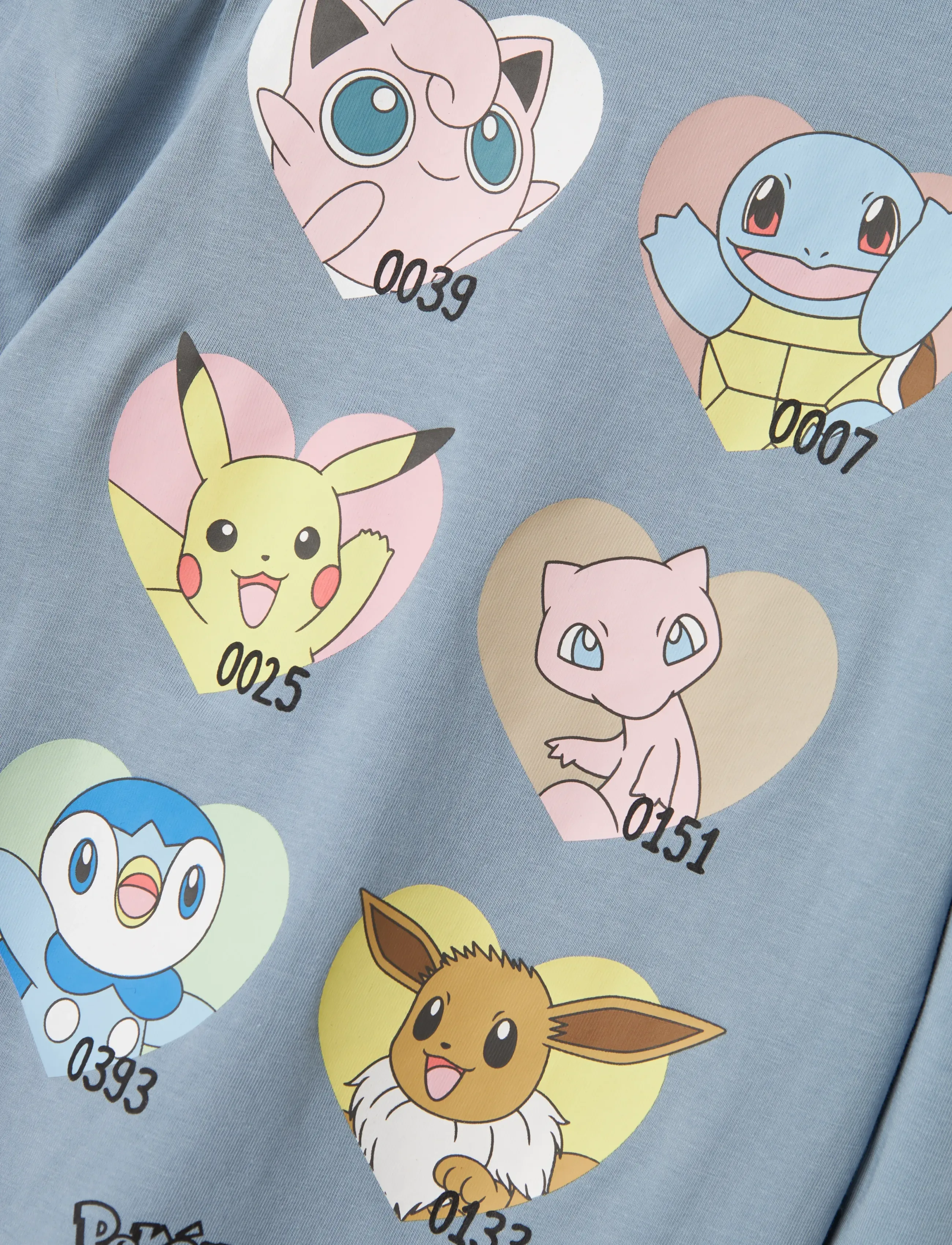 name it - NMFJYRA POKEMON LS TOP SKY - t-paidat - dusty blue - 3