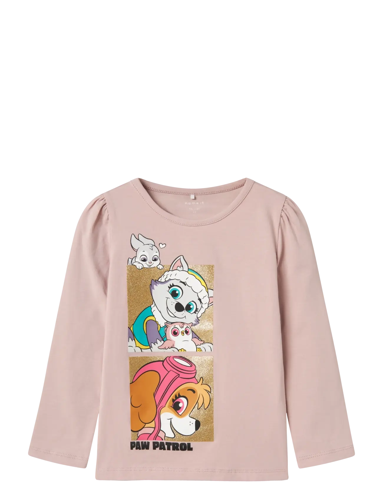 name it - NMFJOANA PAW LS TOP BOX NOOS CPLG - t-shirts - burnished lilac - 0