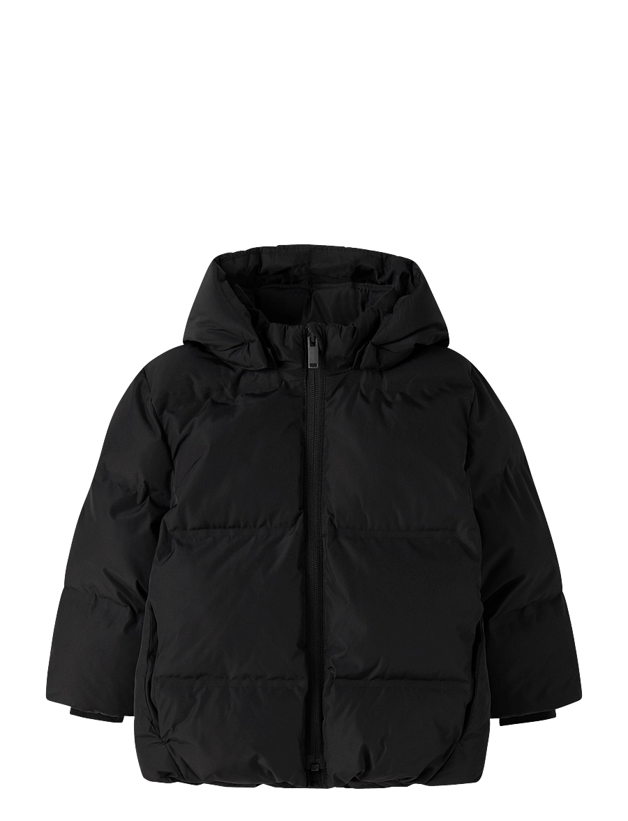name it - NMNMUSK PUFFER JACKET TB NOOS - vinterjackor - black - 0