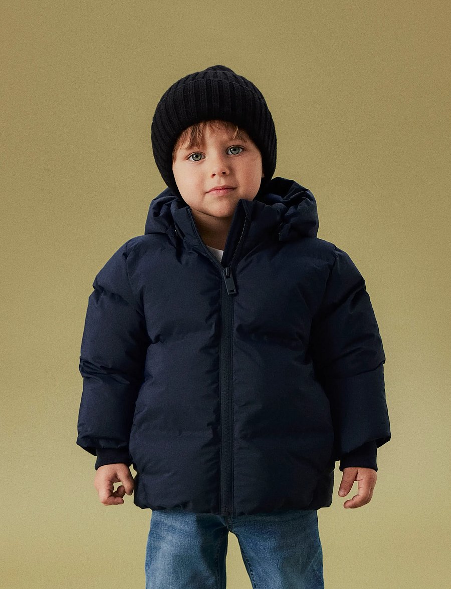 name it - NMNMUSK PUFFER JACKET TB NOOS - talvitakki - navy blazer - 0