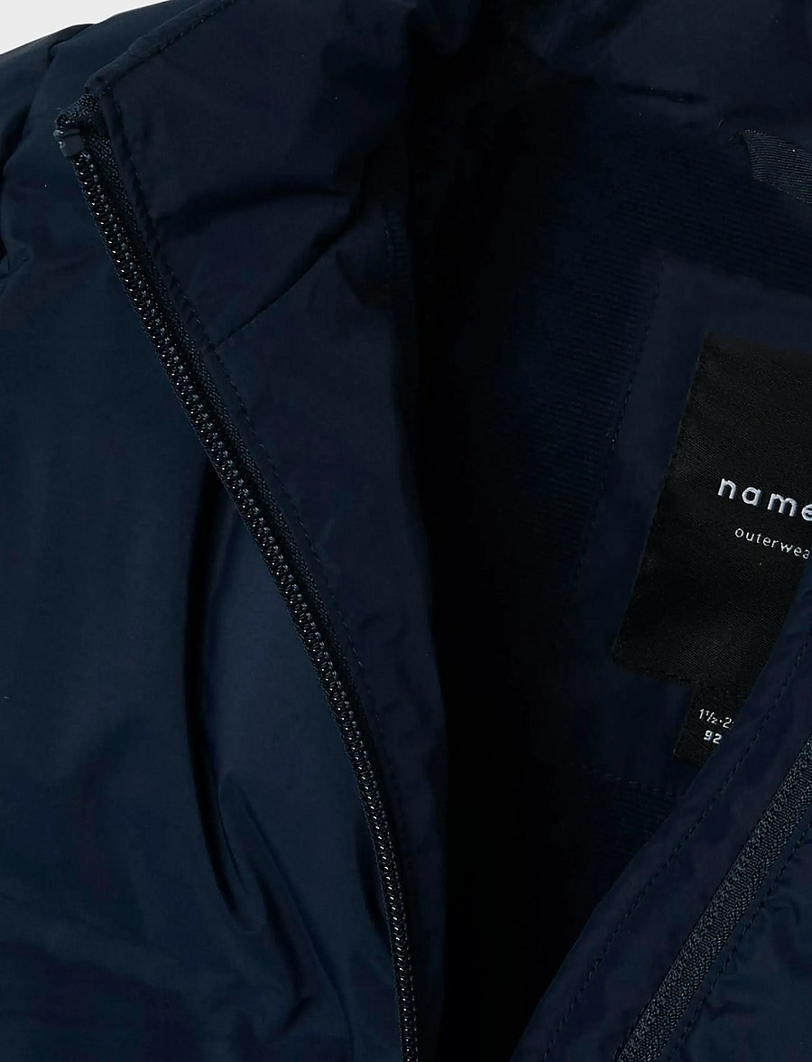 name it - NMNMUSK PUFFER JACKET TB NOOS - talvitakki - navy blazer - 5