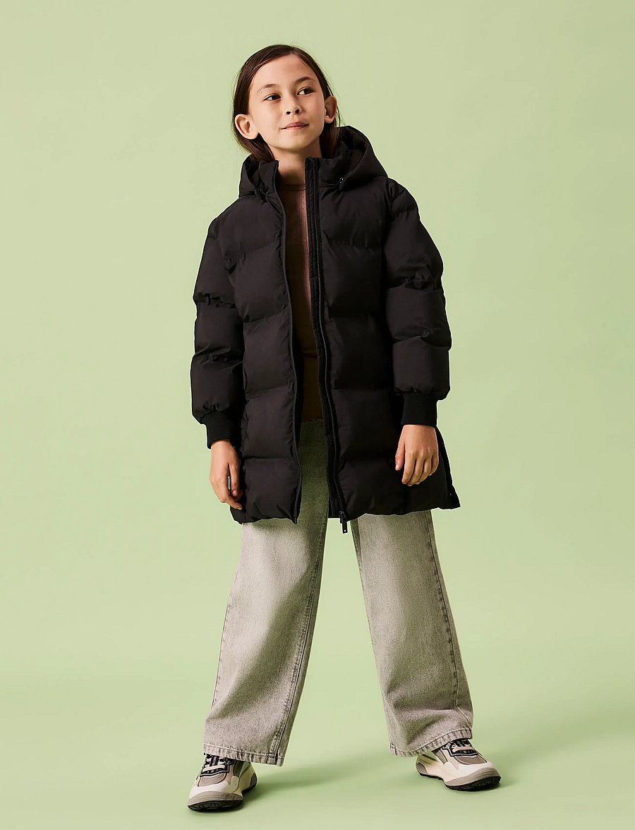 name it - NKFMUSK PUFFER JACKET LONG TB - vinterjakker - black - 3