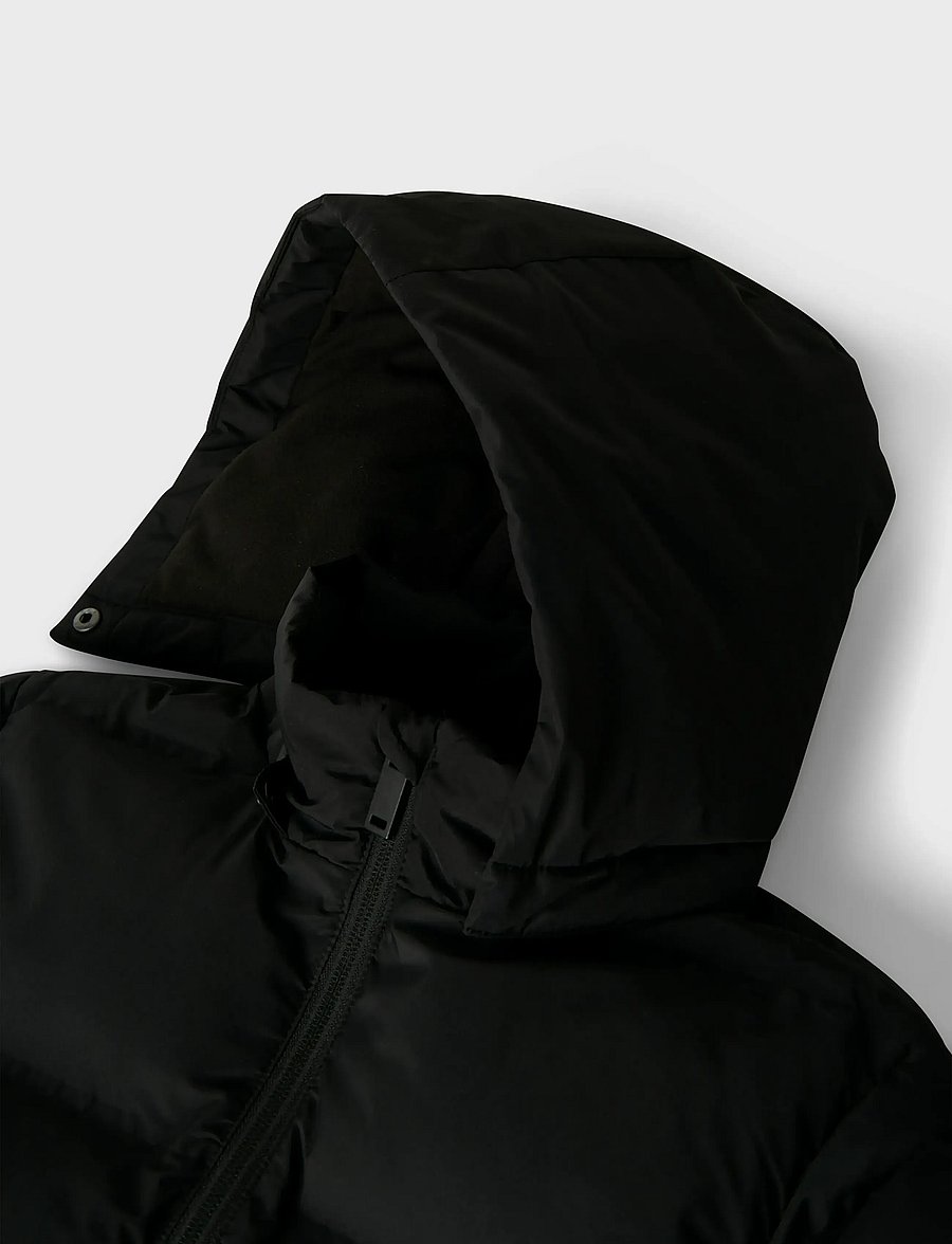 name it - NKFMUSK PUFFER JACKET LONG TB - vinterjakker - black - 4