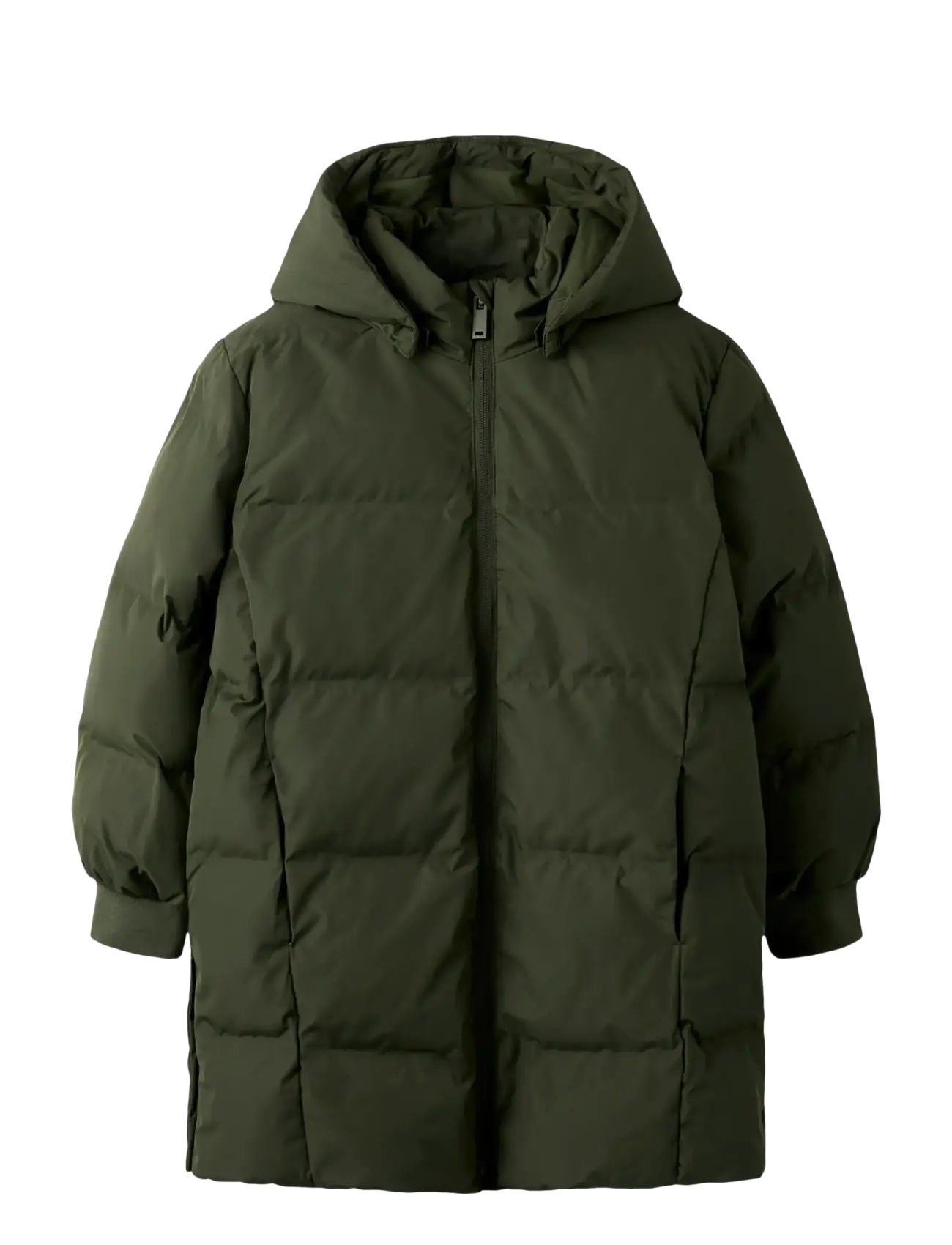 name it NKFMUSK PUFFER JACKET LONG TB - Jacken - DEEP DEPTHS / khaki/green