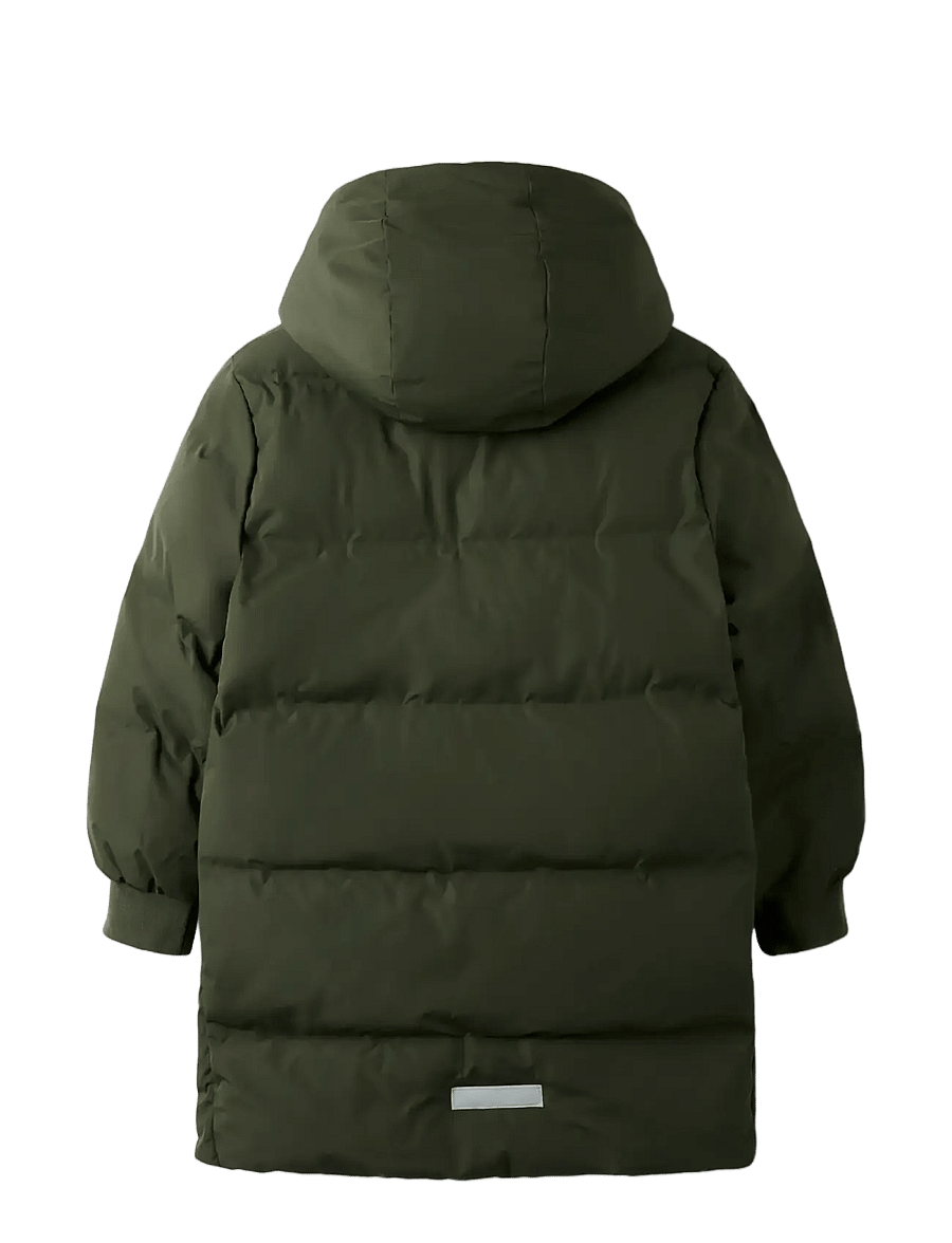name it - NKFMUSK PUFFER JACKET LONG TB - vinterjakker - deep depths - 2