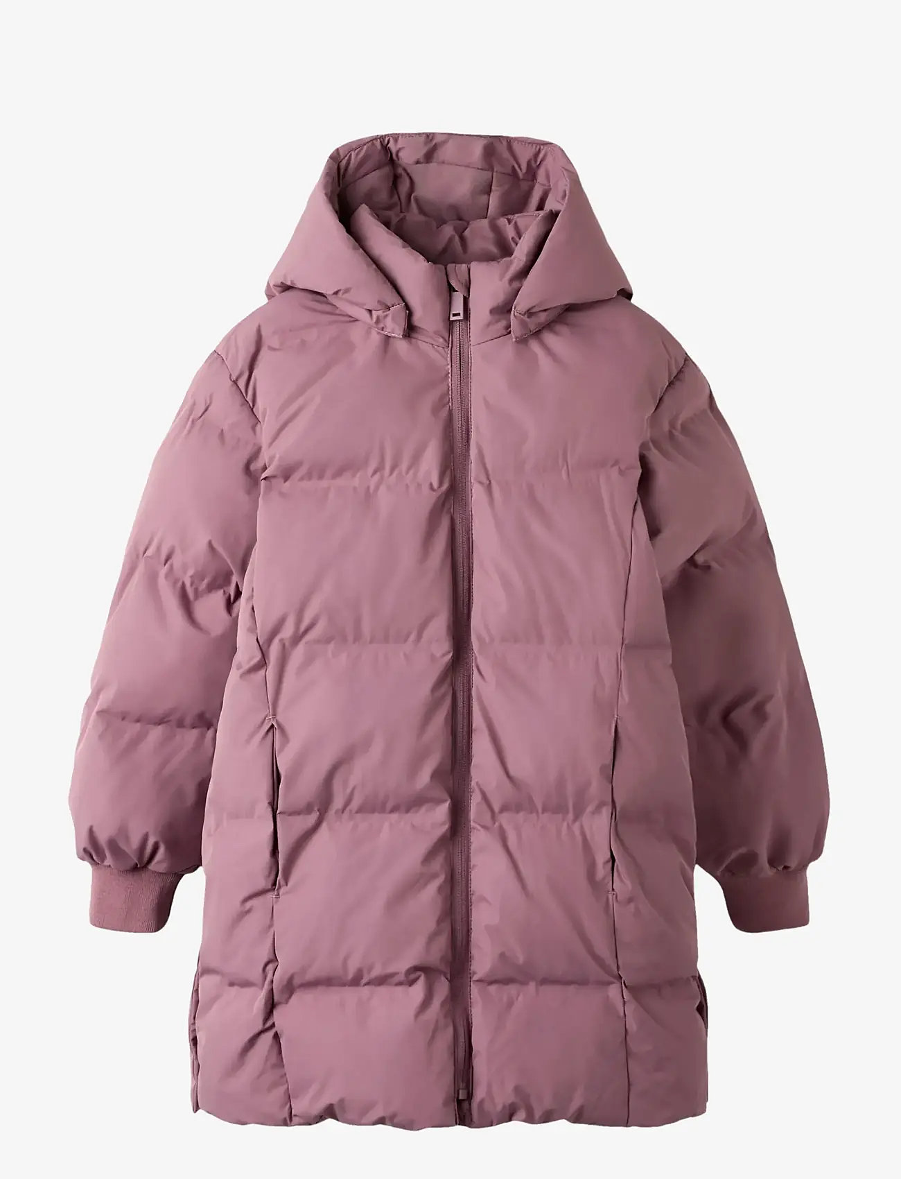 name it - NKFMUSK PUFFER JACKET LONG TB - talvejope - grape shake - 0