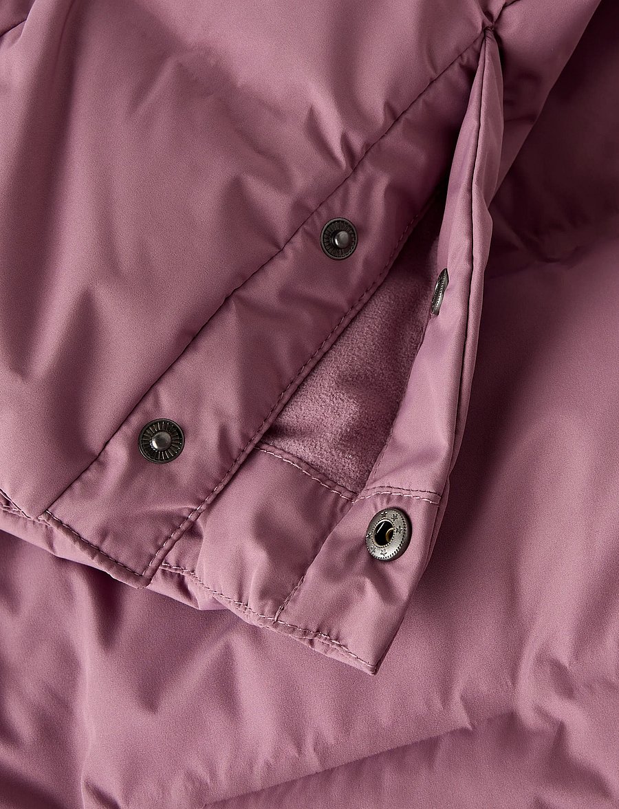name it - NKFMUSK PUFFER JACKET LONG TB - vinterjakker - grape shake - 4