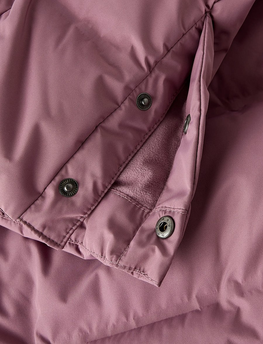 name it - NKFMUSK PUFFER JACKET LONG TB - vinterjakker - grape shake - 5