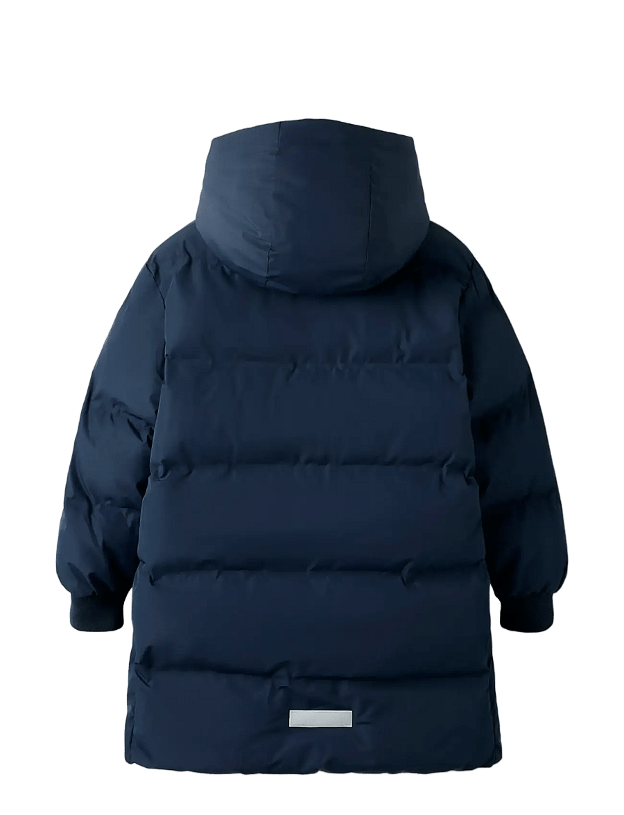 name it - NKFMUSK PUFFER JACKET LONG TB - vinterjakker - navy blazer - 2