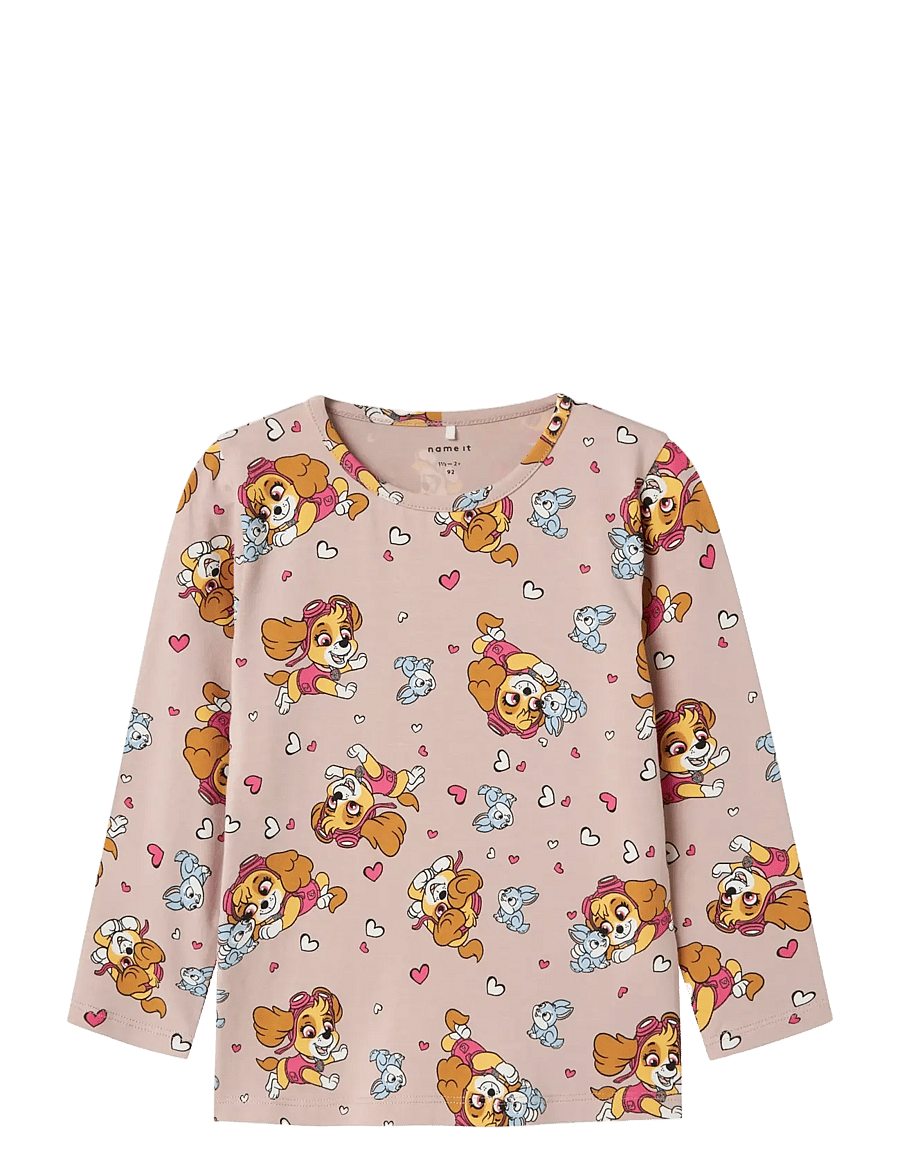 name it - NMFJIDDI PAW LS TOP CPLG - pikkade varrukatega t-särgid - burnished lilac - 1