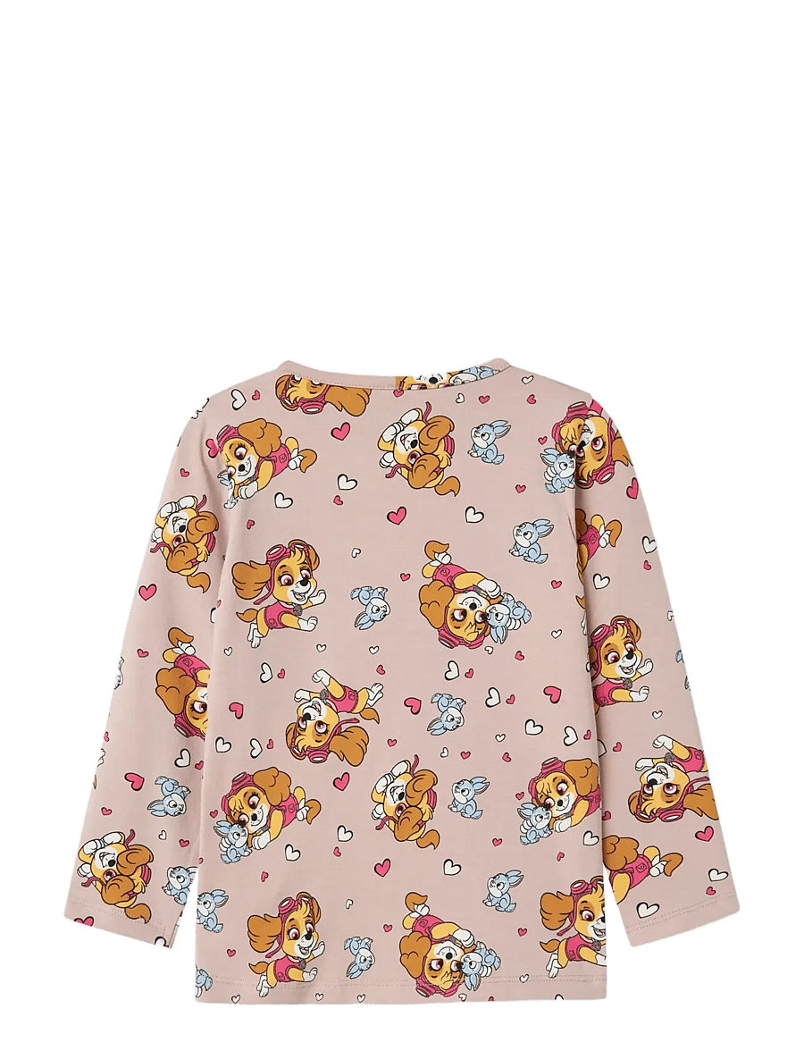 name it - NMFJIDDI PAW LS TOP CPLG - pikkade varrukatega t-särgid - burnished lilac - 2