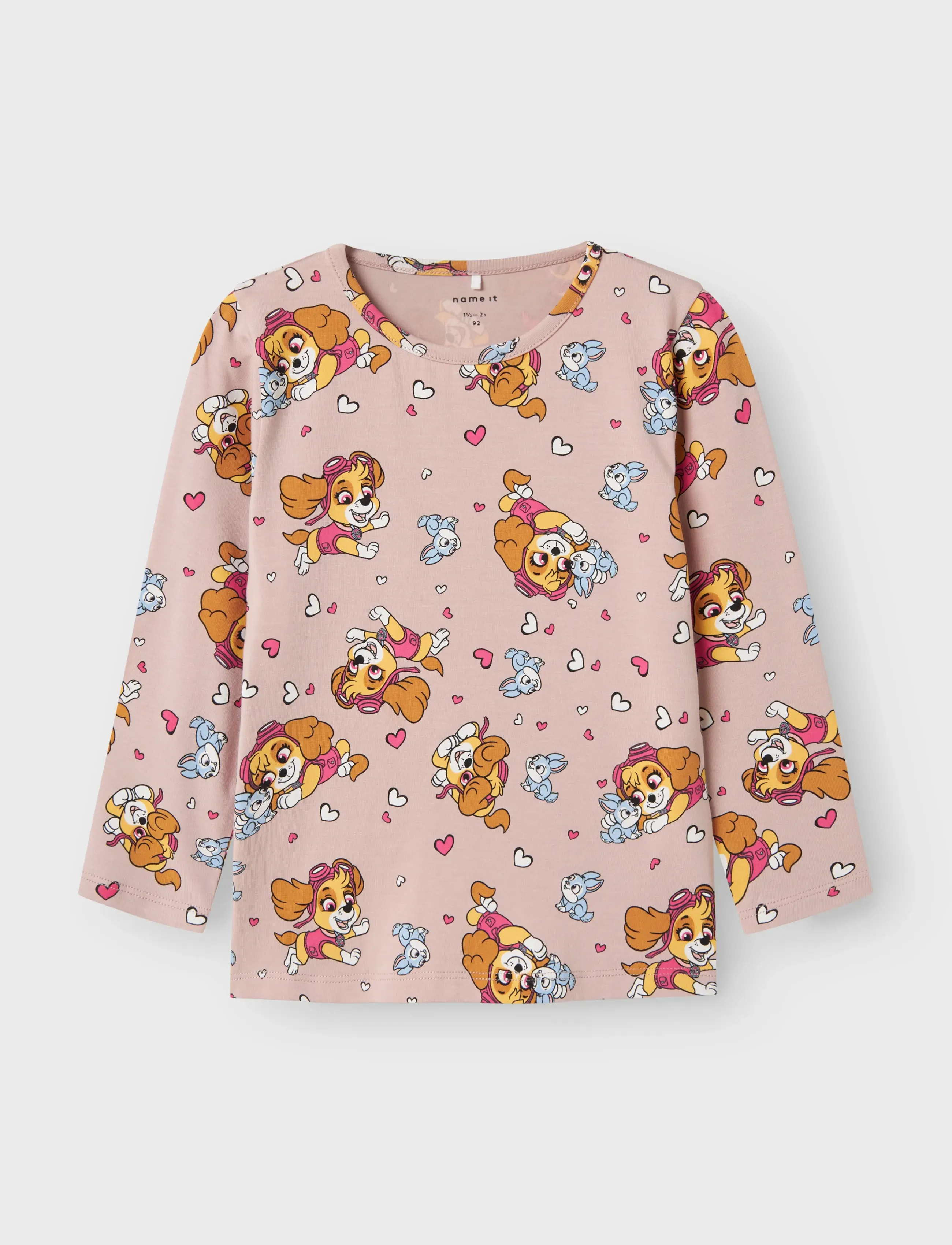 name it NMFJIDDI PAW LS TOP CPLG - Oberteile - BURNISHED LILAC / pink/rose