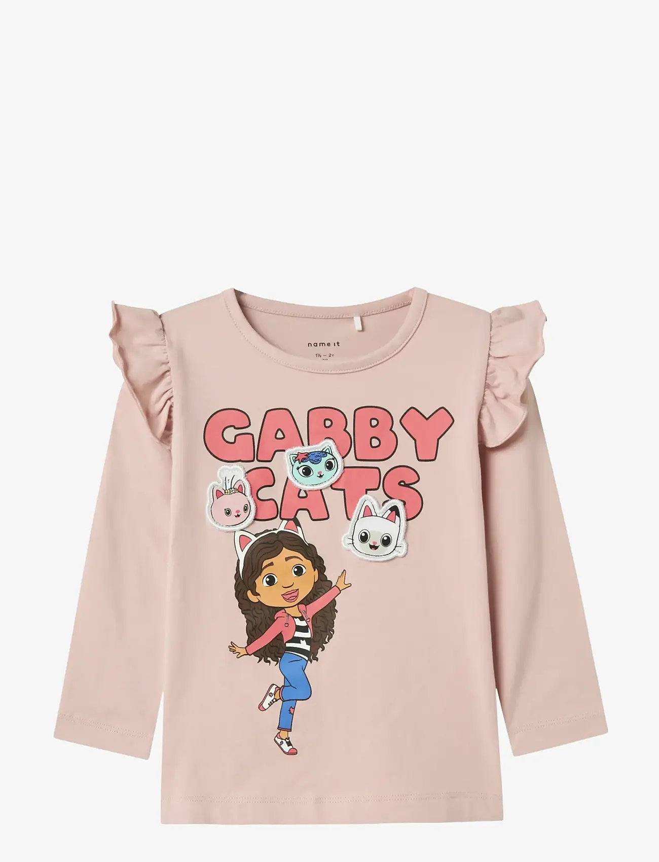 name it - NMFJUTTE GABBY LS TOP BOX SKY - long-sleeved t-shirts - burnished lilac - 0