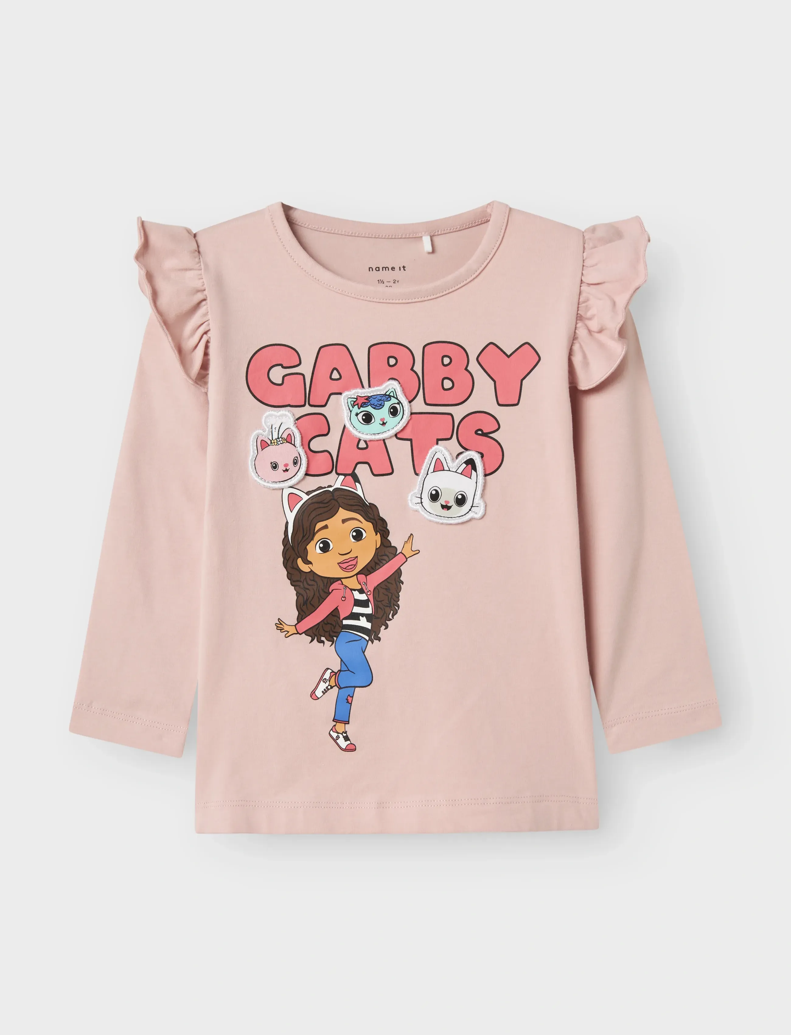 name it NMFJUTTE GABBY LS TOP BOX SKY - Tops & T-shirts - BURNISHED LILAC / pink/rose