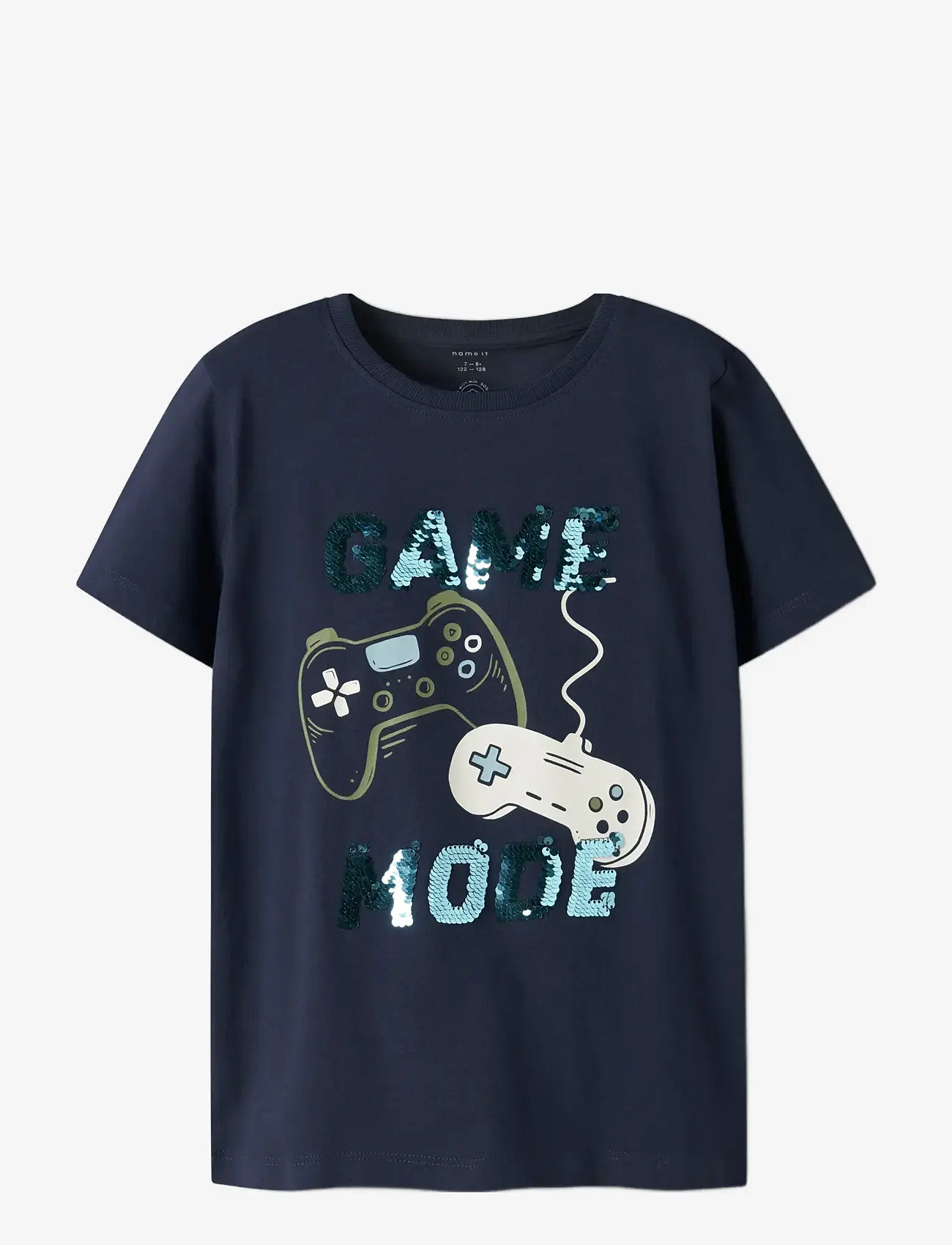 name it - NKMKURTH SS TOP PB - kurzärmelige - mood indigo - 0