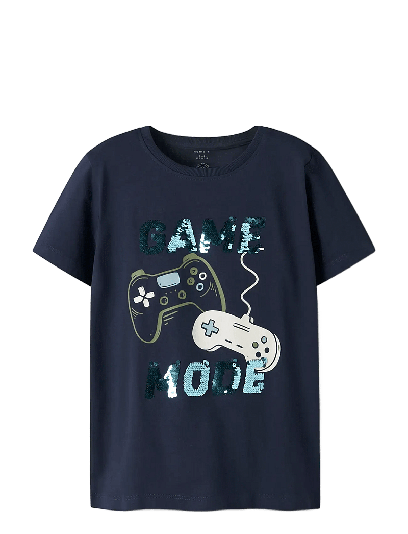 name it - NKMKURTH SS TOP PB - kurzärmelige - mood indigo - 0