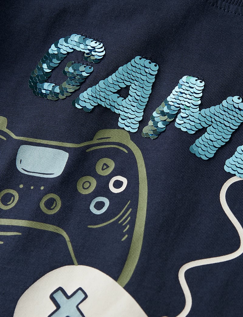 name it - NKMKURTH SS TOP PB - kurzärmelige - mood indigo - 2