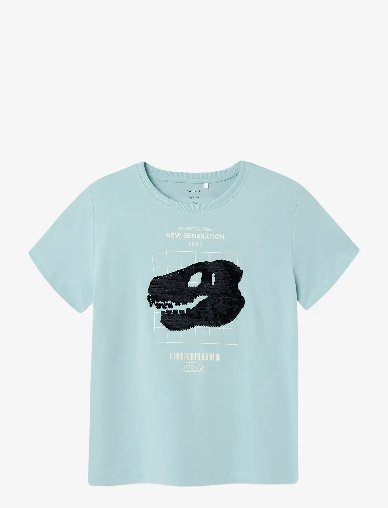 name it - NKMKURTH SS TOP PB - kurzärmelige - sterling blue - 1