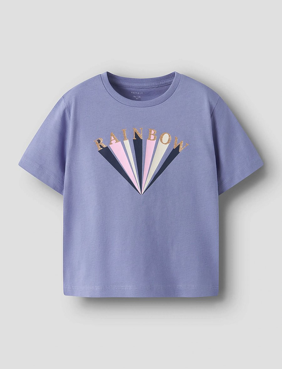 name it - NMFKATINKA SS NREG TOP PB - kurzärmelige - purple impression - 0