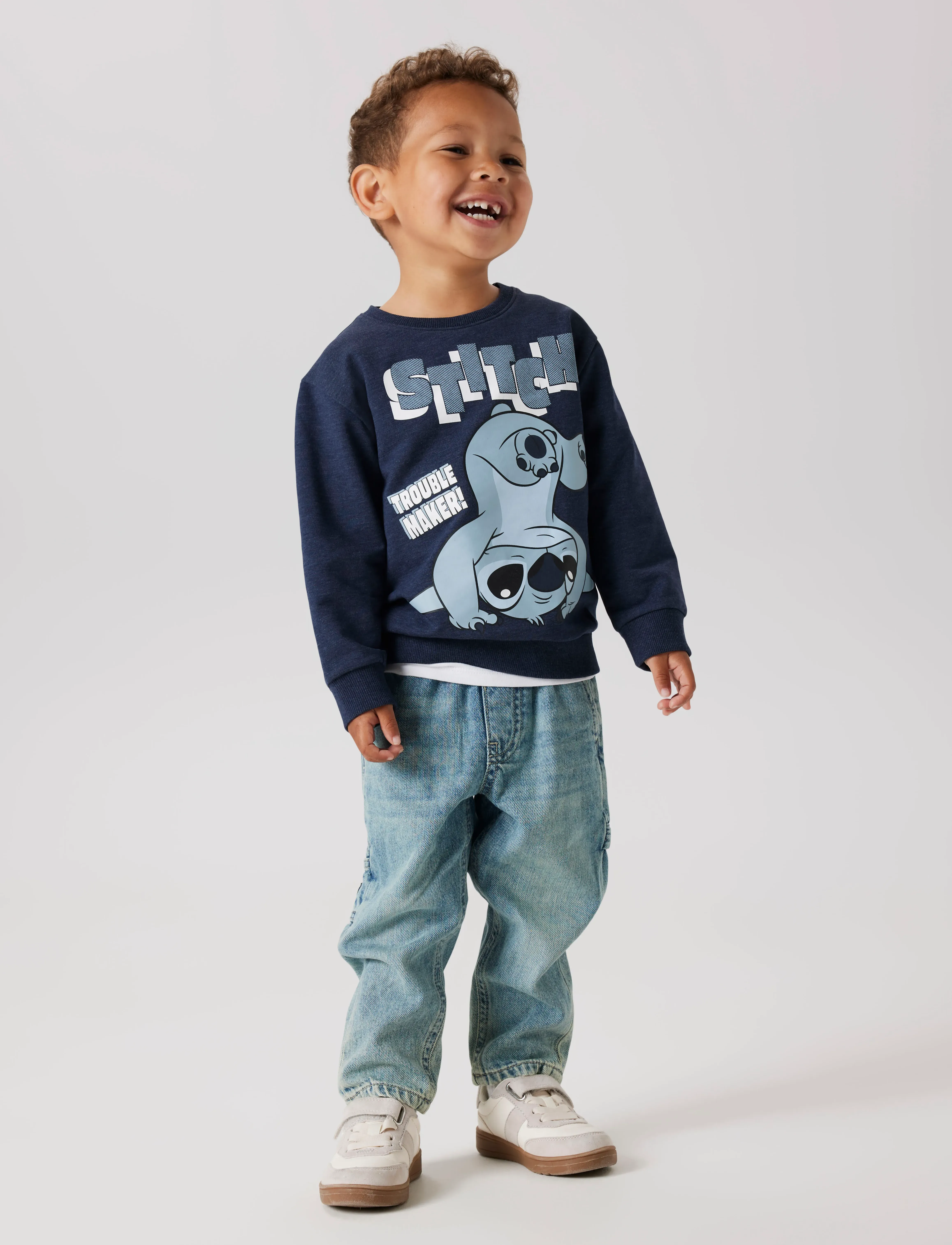 name it - NMMJASP STITCH NREG SWEAT UNB WDI - dressipluusid - navy blazer - 4