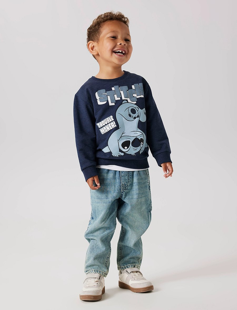 name it - NMMJASP STITCH NREG SWEAT UNB WDI - sweatshirts - navy blazer - 4