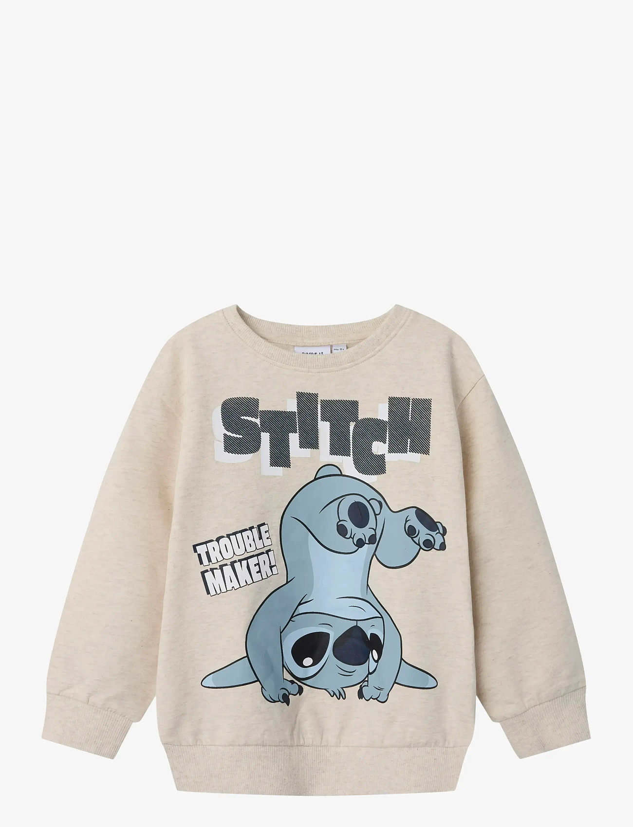 name it - NMMJASP STITCH NREG SWEAT UNB WDI - sweatshirts - peyote - 1
