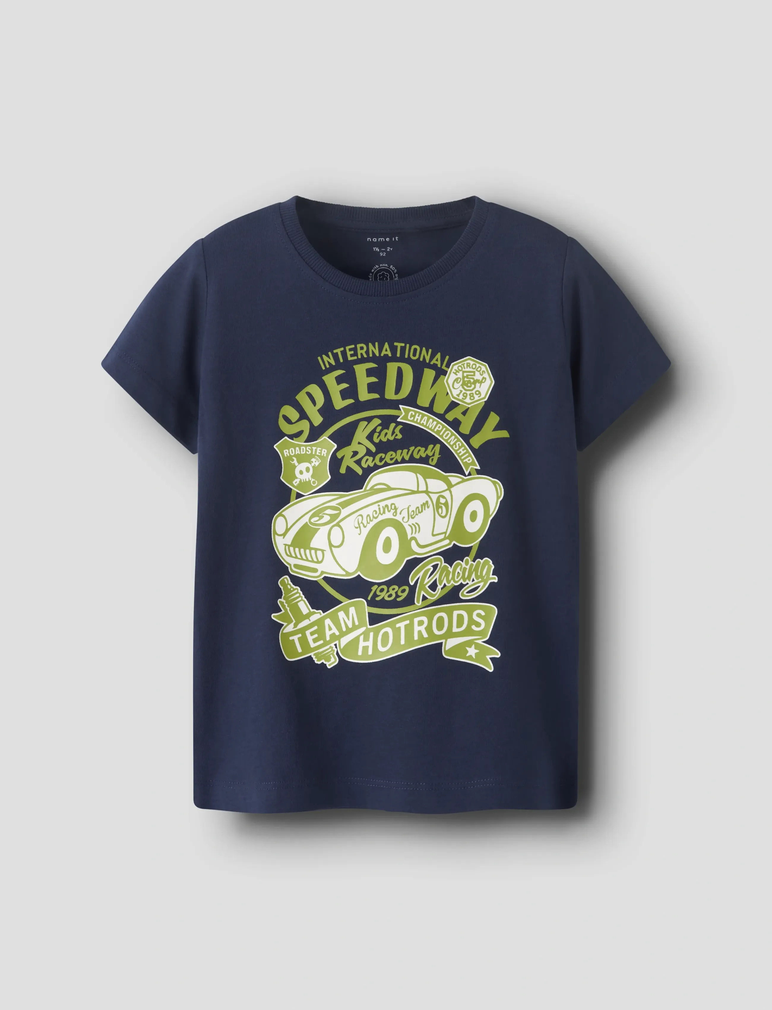 name it NMMKARLTON SS TOP PB - T-shirts - MOOD INDIGO / navy