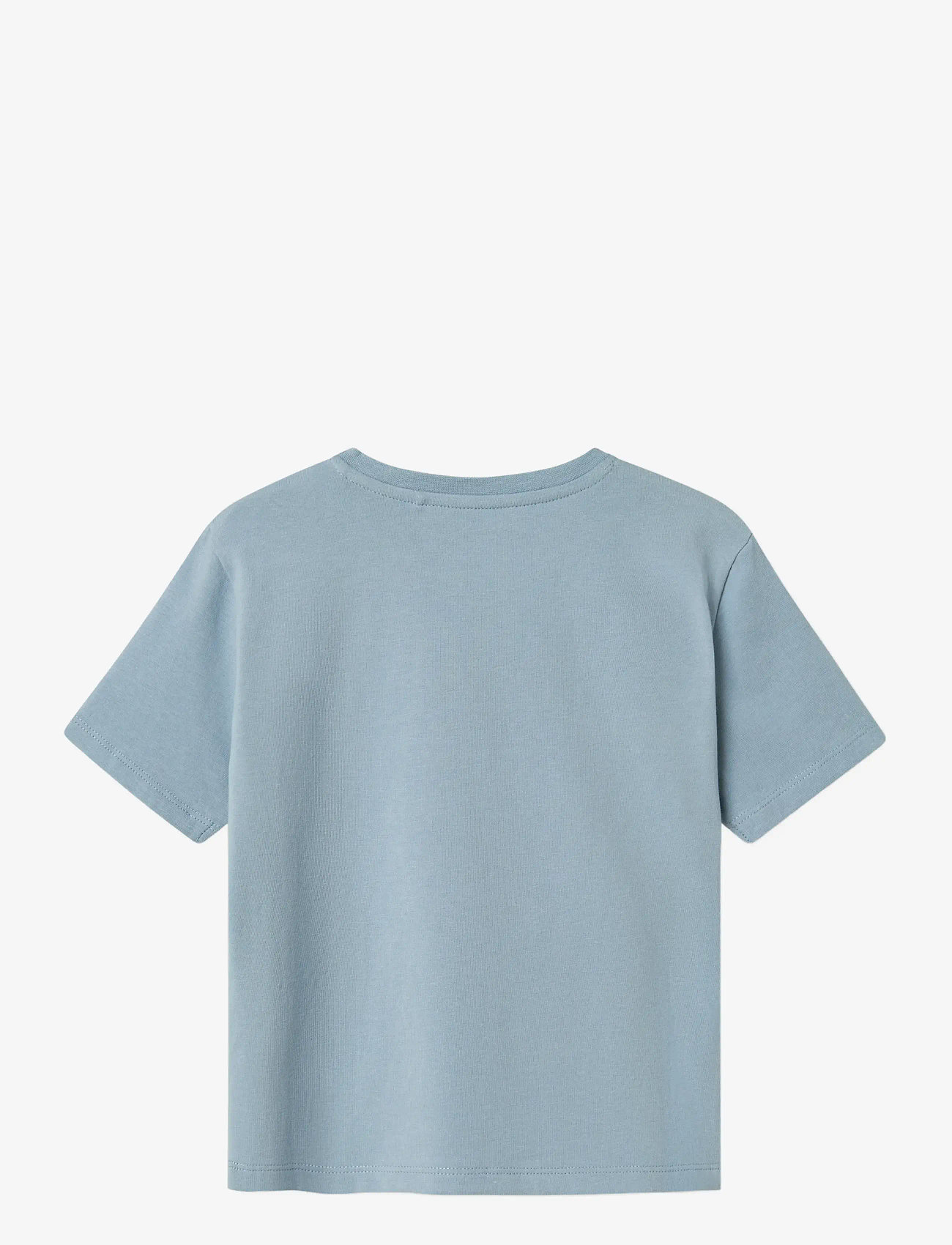 name it - NMMJUDD STITCH NREG SS TOP WDI - krótki rękaw - dusty blue - 1