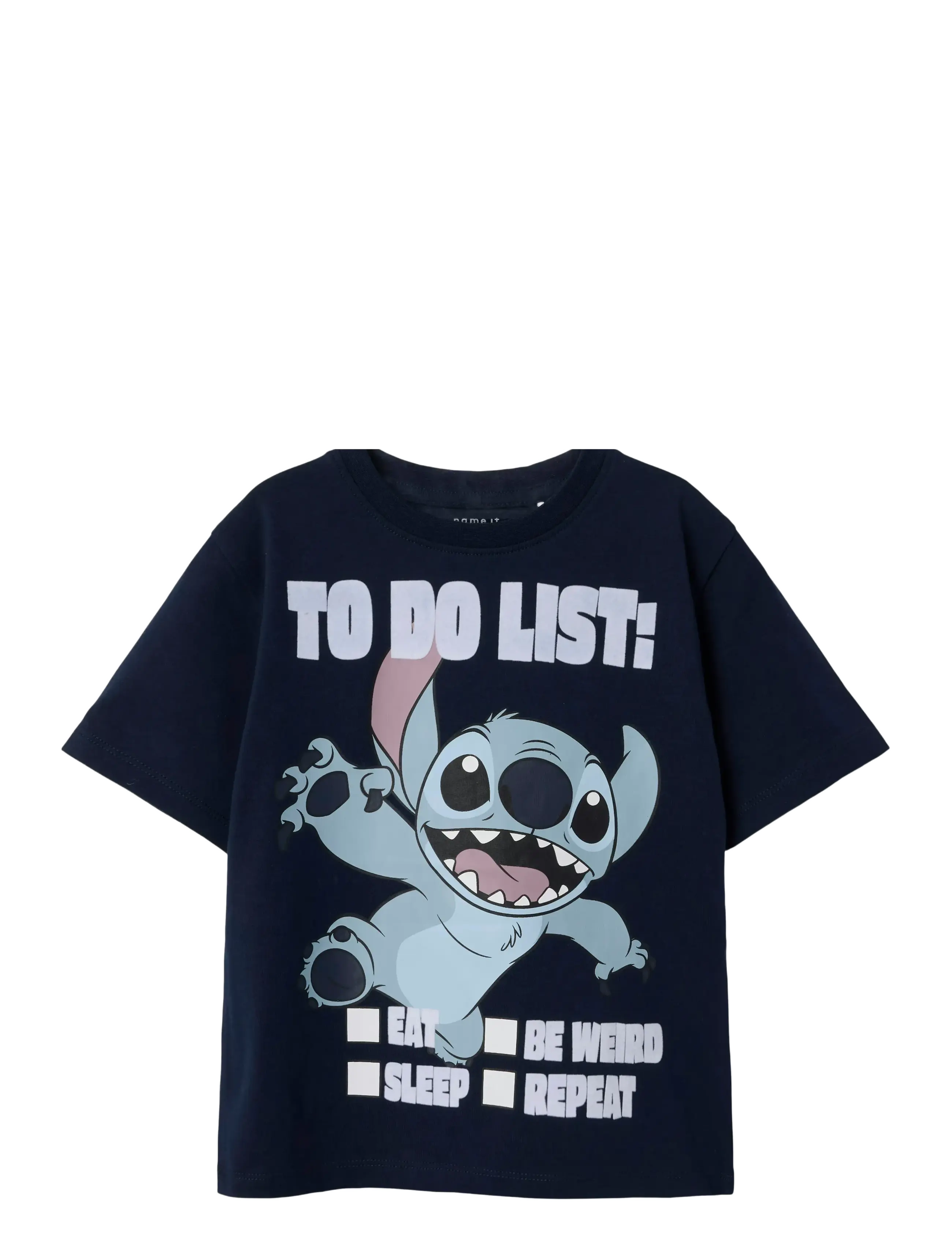 name it NMMJUDD STITCH NREG SS TOP WDI - T-skjorter og underdeler - NAVY BLAZER / navy