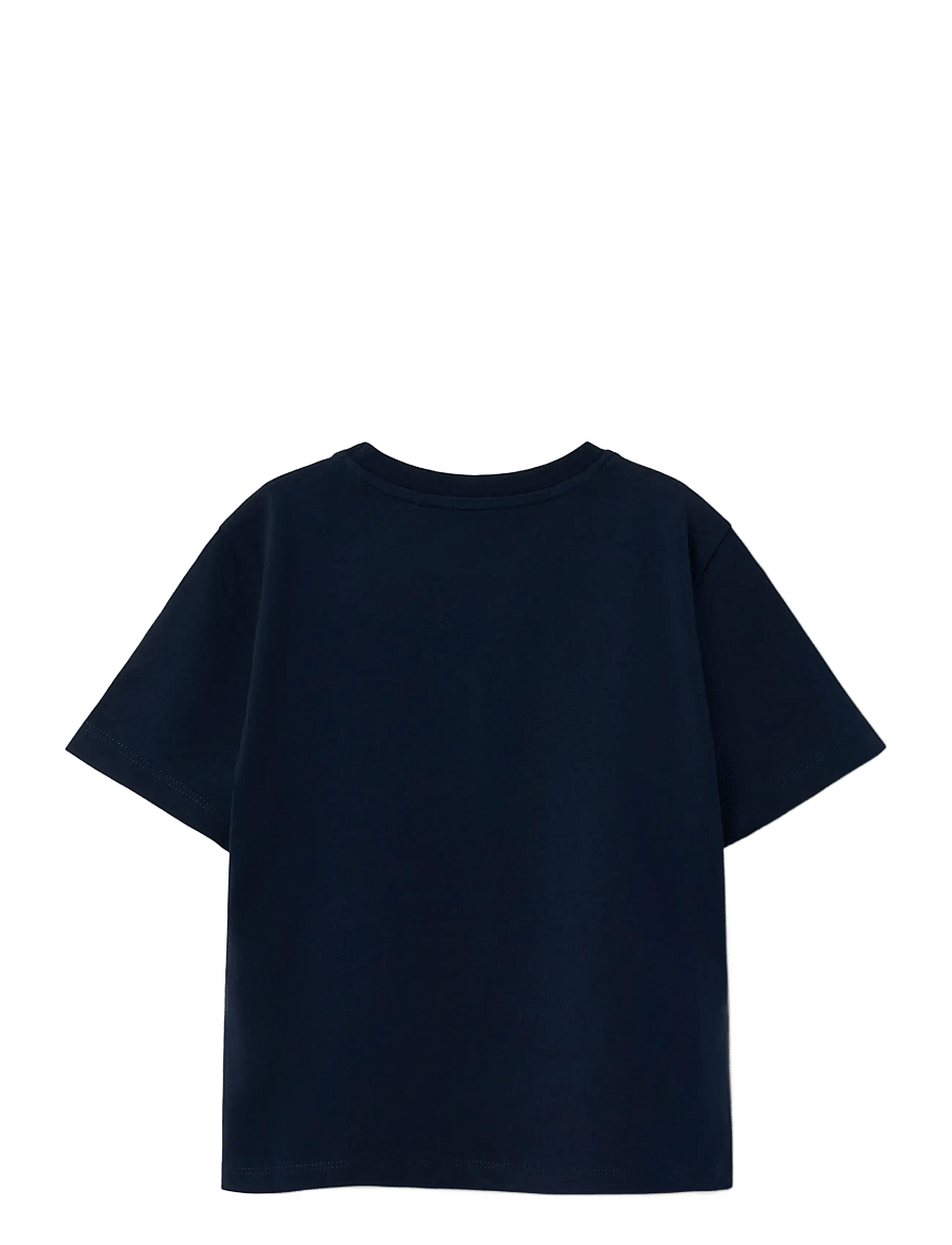 name it - NMMJUDD STITCH NREG SS TOP WDI - kortærmede t-shirts - navy blazer - 2