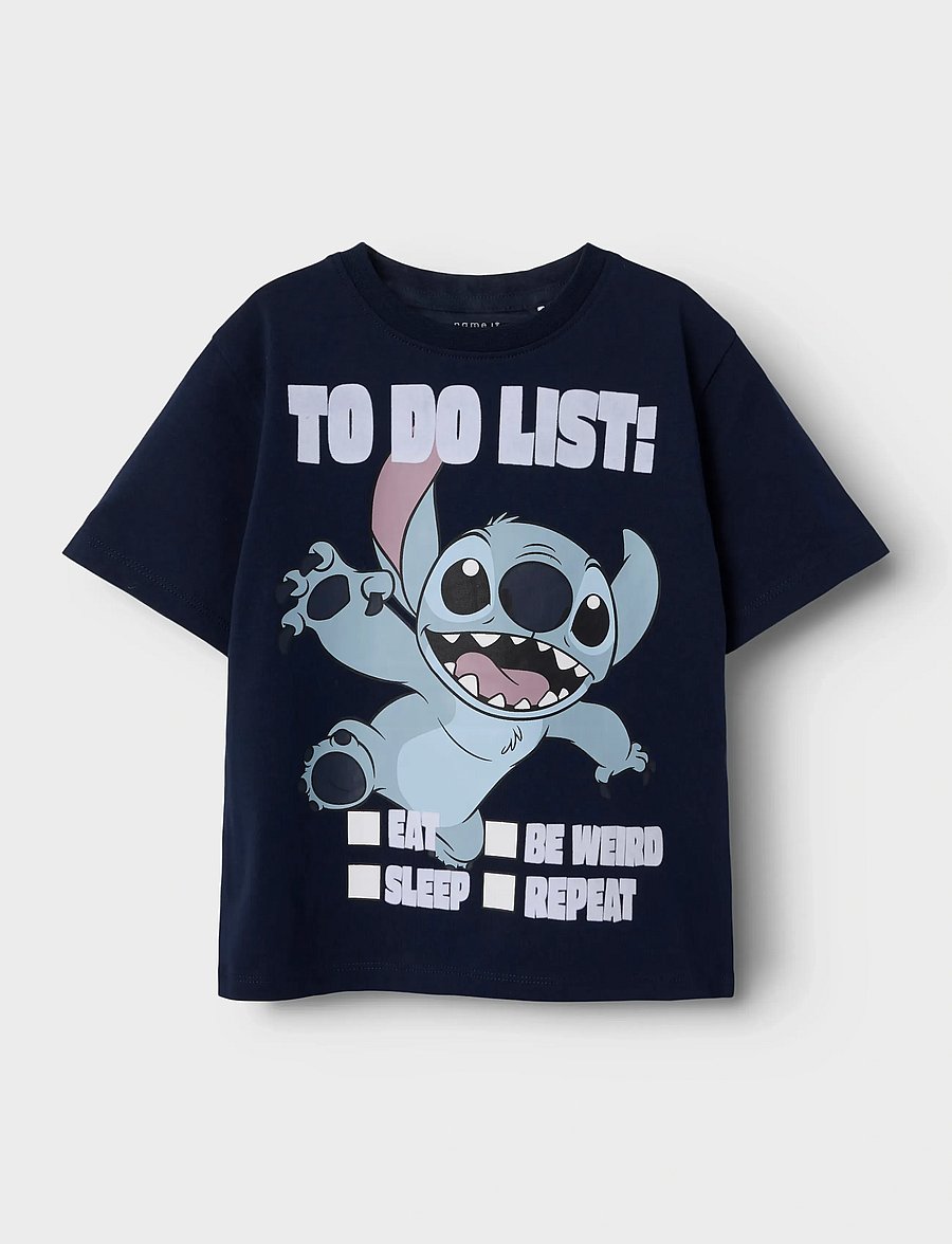 name it - NMMJUDD STITCH NREG SS TOP WDI - kortærmede t-shirts - navy blazer - 0